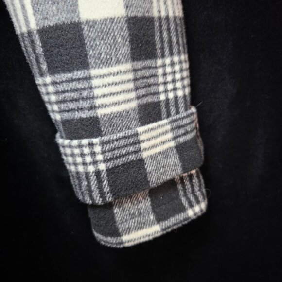 Marie Mullin Plaid Peter Pan Collar Cropped Jacket S - Picture 6 of 12